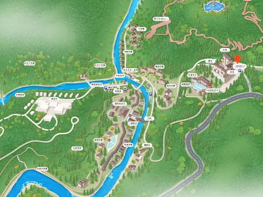 中山结合景区手绘地图智慧导览和720全景技术，可以让景区更加“动”起来，为游客提供更加身临其境的导览体验。